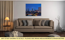 Load image into Gallery viewer, Gallery Wrapped Canvas, Dallas Fort Worth Texas At Night