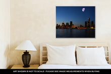 Load image into Gallery viewer, Gallery Wrapped Canvas, Night Skyline Detroit