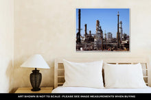 Load image into Gallery viewer, Gallery Wrapped Canvas, Gas And Oil Refinery Plant Complex Near Detroit