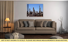 Load image into Gallery viewer, Gallery Wrapped Canvas, Gas And Oil Refinery Plant Complex Near Detroit
