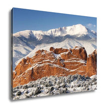 Load image into Gallery viewer, Gallery Wrapped Canvas, El Paso Pikes Peak And Gardern Of Gods