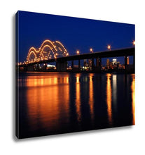Load image into Gallery viewer, Gallery Wrapped Canvas, Memphis Bridge Over Mississippi River