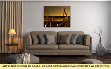 Load image into Gallery viewer, Gallery Wrapped Canvas, Boston Zakim Bridge Sunset In Bunker Hill Massachusetts USA