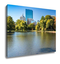 Load image into Gallery viewer, Gallery Wrapped Canvas, Autumn Foliage In Boston Public Garden