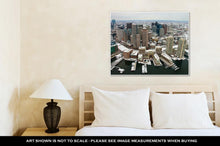 Load image into Gallery viewer, Gallery Wrapped Canvas, Boston Skyline From Air
