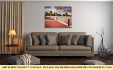 Load image into Gallery viewer, Gallery Wrapped Canvas, Long Exposure Skyline Waterfront Promenade Baltimore Maryland