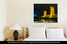 Load image into Gallery viewer, Gallery Wrapped Canvas, Golden Gates Drawbridge In Sacramento