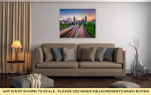 Load image into Gallery viewer, Gallery Wrapped Canvas, Atlantgeorgiusdowntown City Skyline Over Freedom Parkway
