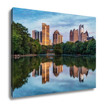 Load image into Gallery viewer, Gallery Wrapped Canvas, Skyline Of Downtown Atlantgeorgifrom Piedmont Park