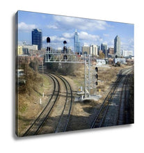 Load image into Gallery viewer, Gallery Wrapped Canvas, Raleigh Skyline