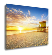 Load image into Gallery viewer, Gallery Wrapped Canvas, Miami South Beach Sunrise