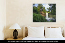 Load image into Gallery viewer, Gallery Wrapped Canvas, Minnehahfalls In Minneapolis Minnesoton Summer Morning