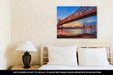 Load image into Gallery viewer, Gallery Wrapped Canvas, New Orleans Louisianusat Crescent City Connection Bridge Over