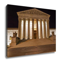 Load image into Gallery viewer, Gallery Wrapped Canvas, Us Supreme Court Capitol Hill Night Stars Washington Dc