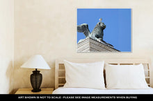 Load image into Gallery viewer, Gallery Wrapped Canvas, Winged Lion Statue Piazzsan Marco Venice Seagull Head