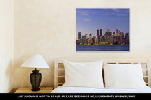 Load image into Gallery viewer, Gallery Wrapped Canvas, Cityscape Of Toronto Downtown At Dusk