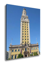 Load image into Gallery viewer, Gallery Wrapped Canvas, Freedom Tower In Miami Florida