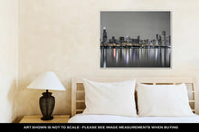 Load image into Gallery viewer, Gallery Wrapped Canvas, View Of Chicago Skyline Over Lake Michigan At Night