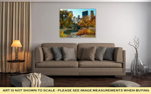 Load image into Gallery viewer, Gallery Wrapped Canvas, Central Park Autumn Buildings Midtown Manhattan New York City