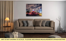 Load image into Gallery viewer, Gallery Wrapped Canvas, Chicago Skyline Skyscrapers Buckingham Fountain Grant Park Night
