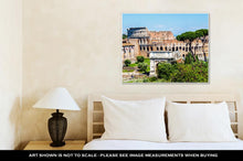 Load image into Gallery viewer, Gallery Wrapped Canvas, View Of Coliseum Fro The Roman Forum In Rome Italy