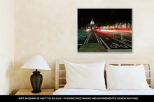 Load image into Gallery viewer, Gallery Wrapped Canvas, Washington Dc United States Capitol Building Night View From