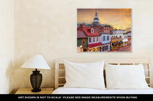 Load image into Gallery viewer, Gallery Wrapped Canvas, Capitol Building Annapolis Maryland Usdowntown View Over Main