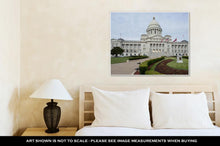 Load image into Gallery viewer, Gallery Wrapped Canvas, Capitol Building State Capital Building If Arkansas