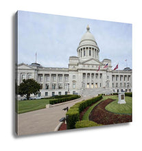 Load image into Gallery viewer, Gallery Wrapped Canvas, Capitol Building State Capital Building If Arkansas