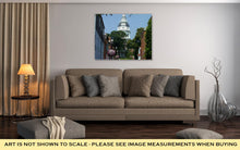 Load image into Gallery viewer, Gallery Wrapped Canvas, Capital Building In Annapolis Travel Architecture Vintage City Summer Old