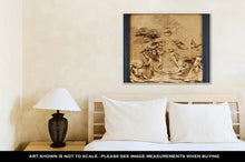 Load image into Gallery viewer, Gallery Wrapped Canvas, Adam And Eve By Ghiberti Detail Of The Panel On The Doors Gates Of Paradise Of