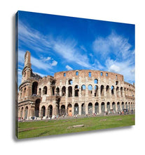 Load image into Gallery viewer, Gallery Wrapped Canvas, Colosseum Ruins Of Colloseum In Rome Italy