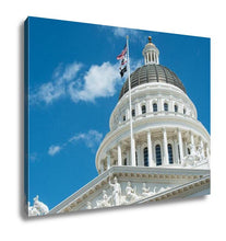 Load image into Gallery viewer, Gallery Wrapped Canvas, Sacramento State Capitol Building Of California