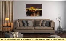 Load image into Gallery viewer, Gallery Wrapped Canvas, Prague Castle Charles Bridge Little Quarter Night Prague Czech