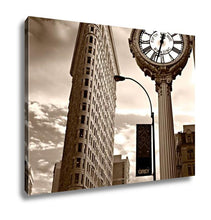 Load image into Gallery viewer, Gallery Wrapped Canvas, New York March 29 Flat Iron Building Facade On March 29 2011