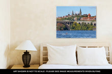 Load image into Gallery viewer, Gallery Wrapped Canvas, Key Bridge Georgetown University Washington Dc Potomac River