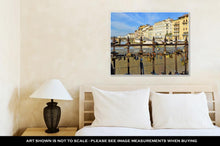 Load image into Gallery viewer, Gallery Wrapped Canvas, Padlocks On Ponte Vecchio Symbolizing Everlasting Love Florence