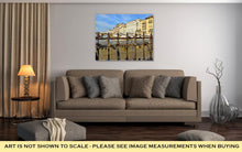 Load image into Gallery viewer, Gallery Wrapped Canvas, Padlocks On Ponte Vecchio Symbolizing Everlasting Love Florence