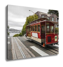 Load image into Gallery viewer, Gallery Wrapped Canvas, Cable Car In San Francisco