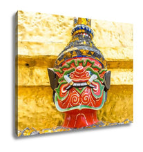 Load image into Gallery viewer, Gallery Wrapped Canvas, Old Faithful Close Up Thai Giant Statue Golden Pagodat Grand