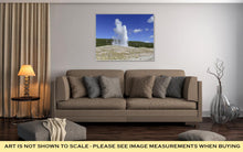 Load image into Gallery viewer, Gallery Wrapped Canvas, Old Faithful Geysrer Eruption Yellowstone National Park