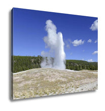 Load image into Gallery viewer, Gallery Wrapped Canvas, Old Faithful Geysrer Eruption Yellowstone National Park