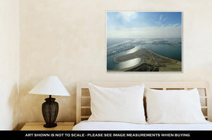 Gallery Wrapped Canvas, Aerial View Of Mission Bay San Diego