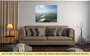 Gallery Wrapped Canvas, Aerial View Of Mission Bay San Diego