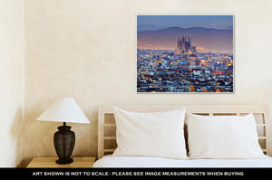 Gallery Wrapped Canvas, Barcelona City In Spain
