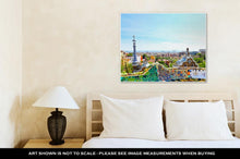 Load image into Gallery viewer, Gallery Wrapped Canvas, Barcelona Spain July 25 The Famous Park Guell On July 25 20