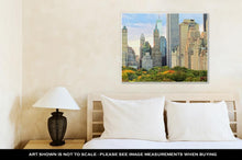 Load image into Gallery viewer, Gallery Wrapped Canvas, Manhattan Skyline And Central Park Nyc