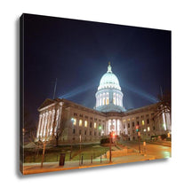 Load image into Gallery viewer, Gallery Wrapped Canvas, Wisconsin State Capitol