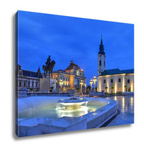 Load image into Gallery viewer, Gallery Wrapped Canvas, Union Square In Oradea Romania