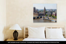 Load image into Gallery viewer, Gallery Wrapped Canvas, London In An Aerial View